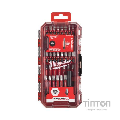 Набір біт Milwaukee SHOCKWAVE 38 пр. (4932492009)