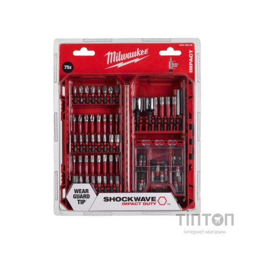 Набір біт Milwaukee SHOCKWAVE 75шт. (4932492008)