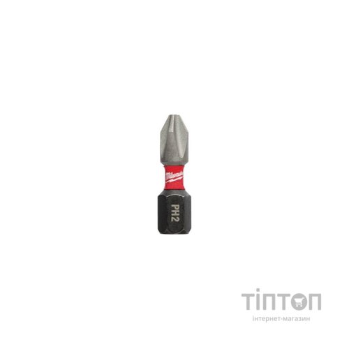 Набір біт Milwaukee SHOCKWAVE, PH2, 25мм, 2шт (4932430852)