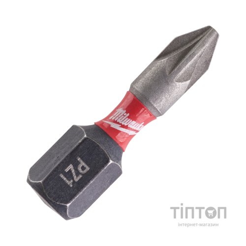 Набір біт Milwaukee SHOCKWAVE, PZ1, 25мм, 2шт (4932430860)