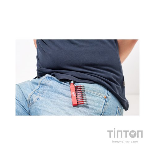 Набір біт Milwaukee з карабином ShW 2 x PH2/ 1 x PZ2/ 1 x TX15/ 2 x TX20/ 2 x TX30/ 1 x TX40 (4932480941)