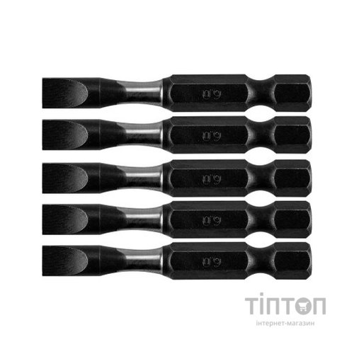 Набір біт Neo Tools ударних 50 мм, SL6-5 шт., сталь S2 (09-581)