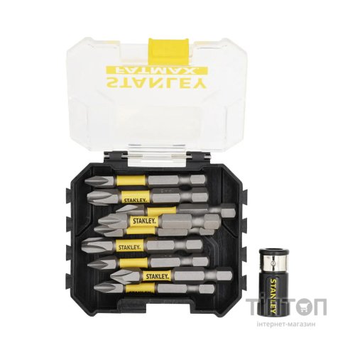 Набір біт Stanley FatMax, Phillips, Ph1, Ph2, Ph3, L 50 мм, 10 шт, кейс (STA88564)