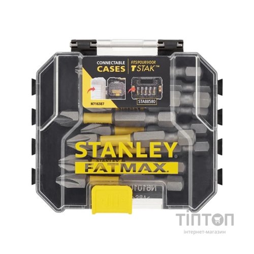 Набір біт Stanley FatMax, Phillips, Ph2, L = 50 мм, 10 шт, кейс (STA88573)