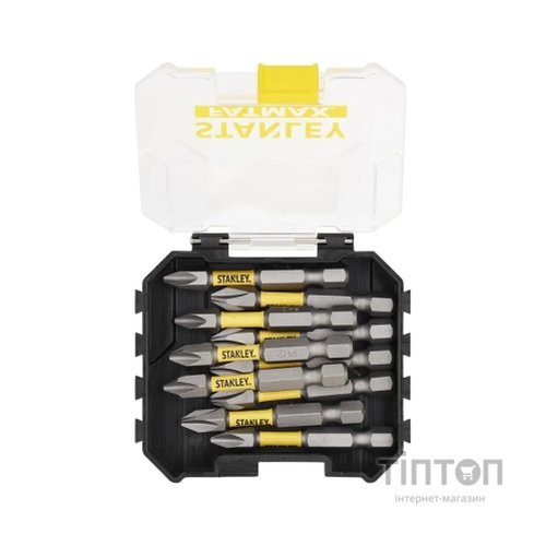 Набір біт Stanley FatMax, Phillips, Ph2, L = 50 мм, 10 шт, кейс (STA88573)