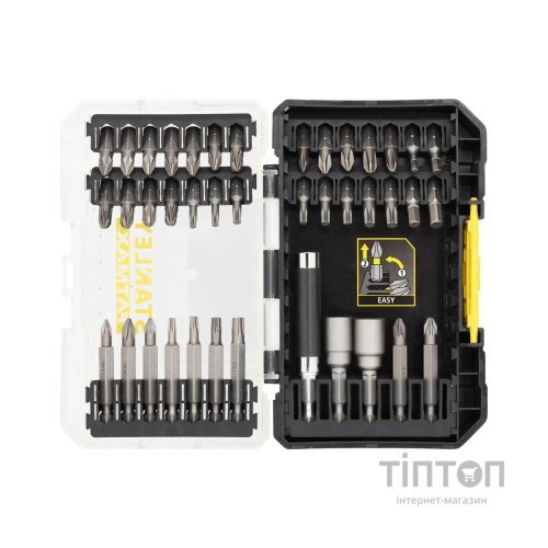 Набір біт Stanley FatMax, Phillips, Pozidriv, Torx, 2x Ph, L 25, 50 мм, 10 шт, кейс (STA88560)
