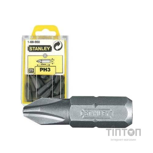 Набір біт Stanley Ph3, 25мм, 25шт. (1-68-950)
