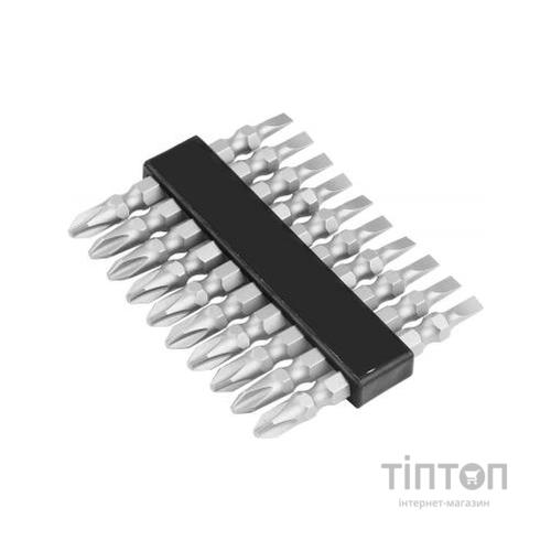 Набір біт Tolsen двосторонні S2 РН2 + SL5.5x65 мм, 10шт (20361)