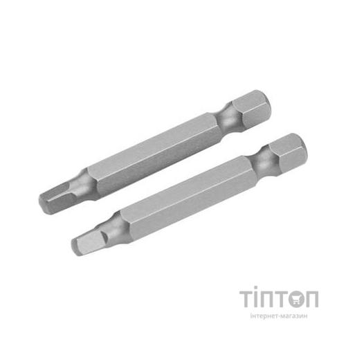 Набір біт Tolsen S2 квадрат S 2х50 мм, 2 шт (20339)