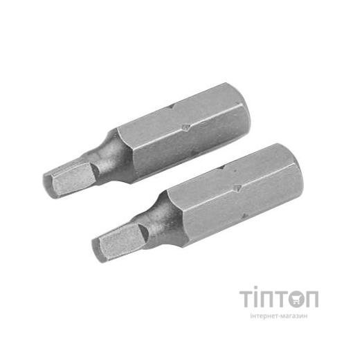 Набір біт Tolsen S2 квадрат S 3х25 мм, 2 шт (20240)