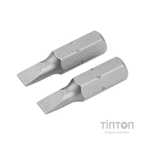 Набір біт Tolsen S2 прямий шліц 6.5х1.2х25 мм, 2 шт (20207)