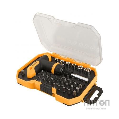 Набір біт Tolsen з Т-рукояткою 41 предмет (20036)