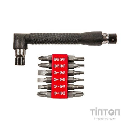 Набір біт Top Tools прецизійні, з тримачем, 13 шт (39D389)