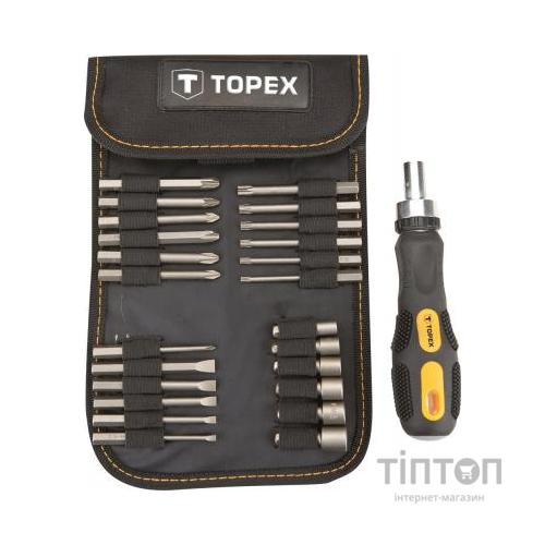 Набір біт Topex 26 шт с держателем (39D352)