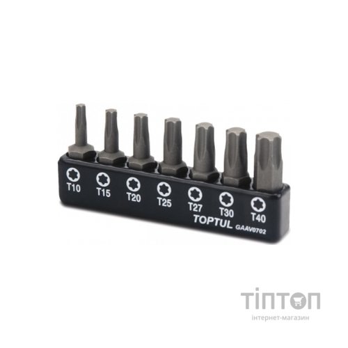 Набір біт Toptul TORX 1/4" 7од. (T10-T40) (GAAV0702)