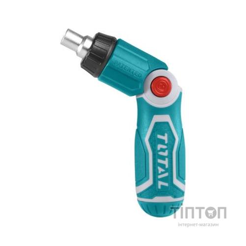 Набір біт Total біти, вивірка з храповим механізмом, 13 предм. (TACSD30136)