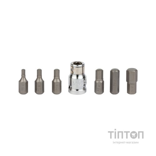 Набір біт Ultra HEX 1/2" 7шт S2 (4013202/410745)