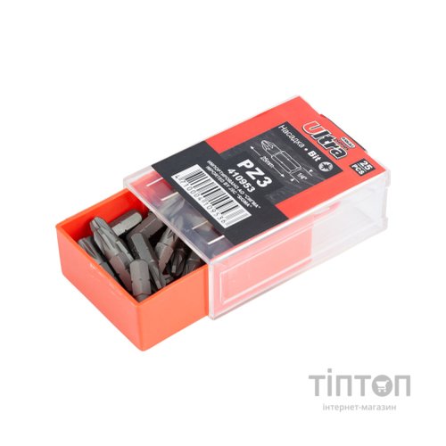 Набір біт Ultra PZ2x25мм 1/4" 25шт S2 (4010502)