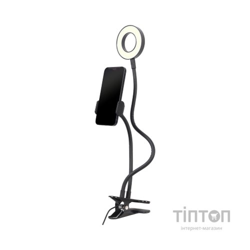 Набір блогера Gembird LED ring 3.5'' 5W, holder (LED-RING4-PH-01)