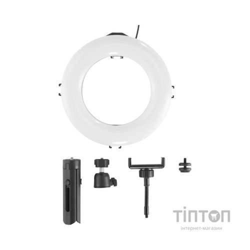 Набір блогера Hama Smartphone Tripod Smart-80 V2, 9.5cм, Bluetooth, LED ring (00004657)