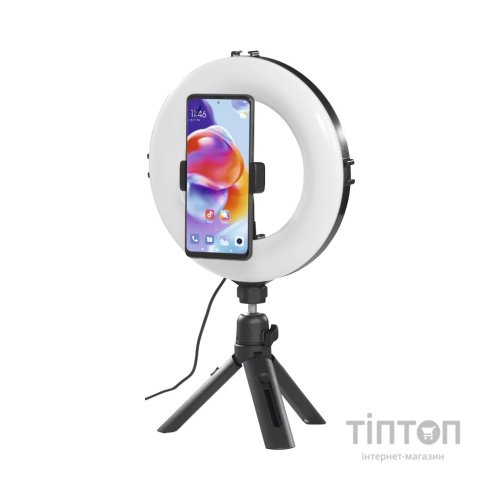 Набір блогера Hama Smartphone Tripod Smart-80 V2, 9.5cм, Bluetooth, LED ring (00004657)
