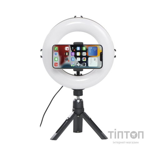 Набір блогера Hama Smartphone Tripod Smart-80 V2, 9.5cм, Bluetooth, LED ring (00004657)