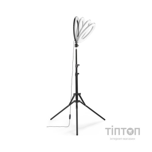 Набір блогера Hama Smartphone Tripod Steady-120 V2, 185см, Bluetooth, LED ring (00004659)