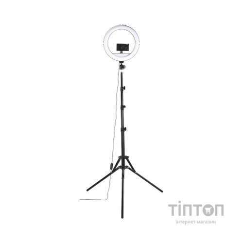 Набір блогера Hama Smartphone Tripod Steady-120 V2, 185см, Bluetooth, LED ring (00004659)