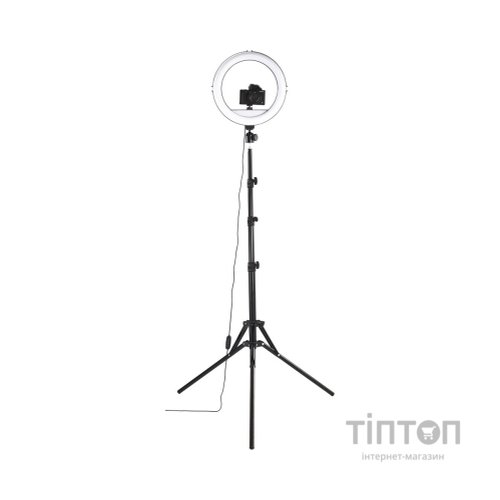 Набір блогера Hama Smartphone Tripod Steady-120 V2, 185см, Bluetooth, LED ring (00004659)