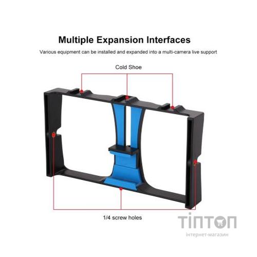 Набір блогера Puluz 4in1 (ring light, mount, phone holder, microphone) (PKT3025L)