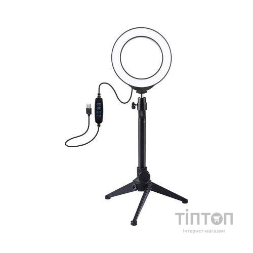 Набір блогера Puluz Ring USB LED lamp 4.7"+ table tripod (PKT3031)