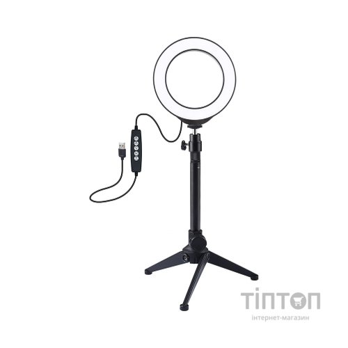 Набір блогера Puluz Ring USB LED lamp PKT3049B 4.7" + table tripod (PKT3049B)