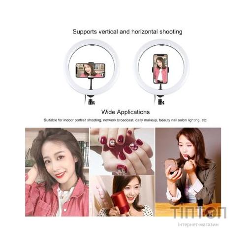 Набір блогера Puluz Ring USB LED lamp PKT3061B 11.8" + tripod 1.65 м (PKT3061B)