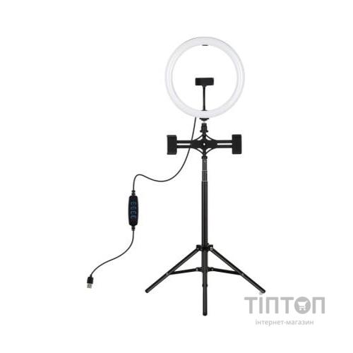 Набір блогера Puluz Ring USB LED lamp PKT3062B 11.8" + tripod 1.65 м (PKT3062B)