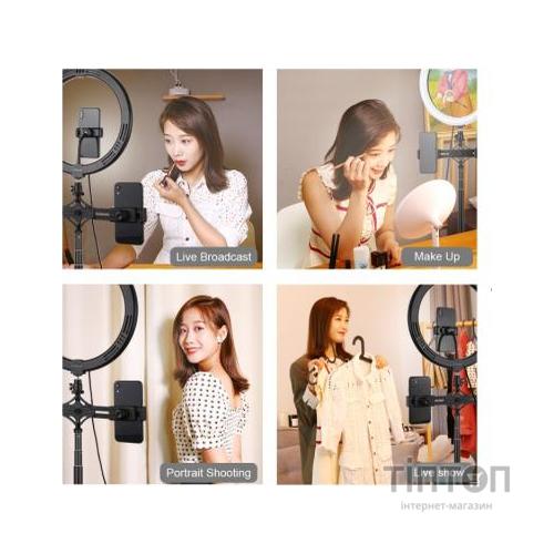Набір блогера Puluz Ring USB LED lamp PKT3062B 11.8" + tripod 1.65 м (PKT3062B)