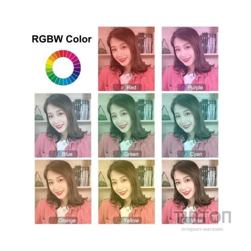 Набір блогера Puluz Ring USB RGBW LED lamp PKT3055B 10.2" + tripod 1.65 м (PKT3055B)