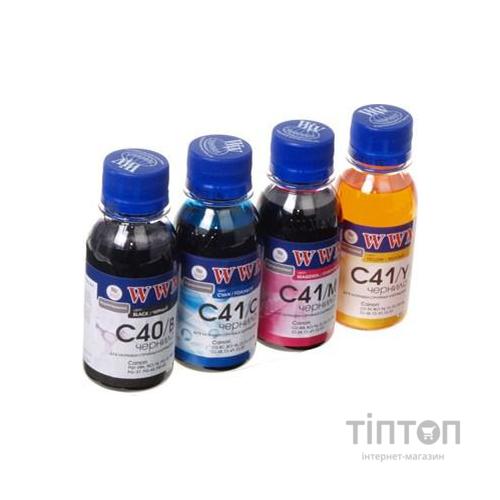 Набір чорнил WWM B/C/M/Y 100мл для Canon PG-40/CL-41
