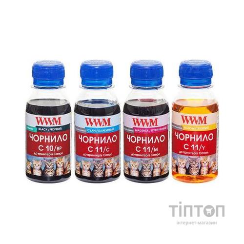 Набір чорнил WWM BP/C/M/Y 100мл для Canon PG-510/CL-511