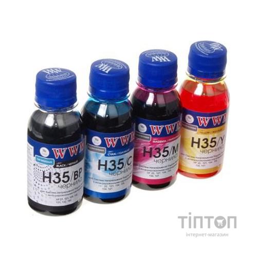Набір чорнил WWM BP/C/M/Y 100мл для HP №21/121/131
