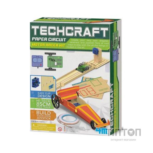 Набір для експериментів 4М Паперові схеми Гоночні машини (00-03430)