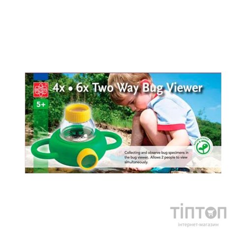 Набір для експериментів EDU-Toys Контейнер для комах зі збільшувальними скельцями з 4х і 6-кратним збільшенням (BL010)