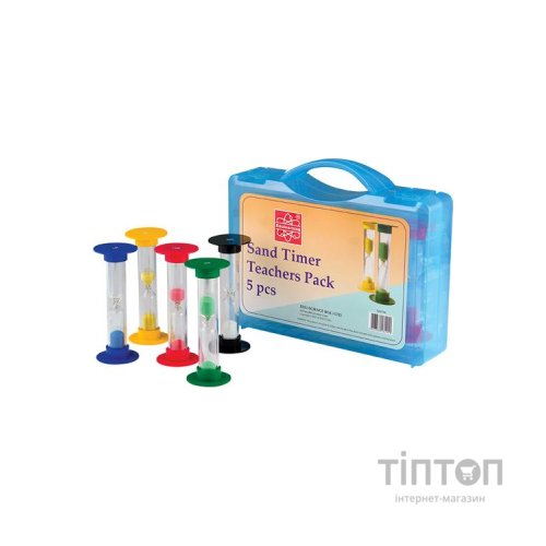 Набір для експериментів EDU-Toys Набір пісочних годинників для вчителя 5 шт (GM194)