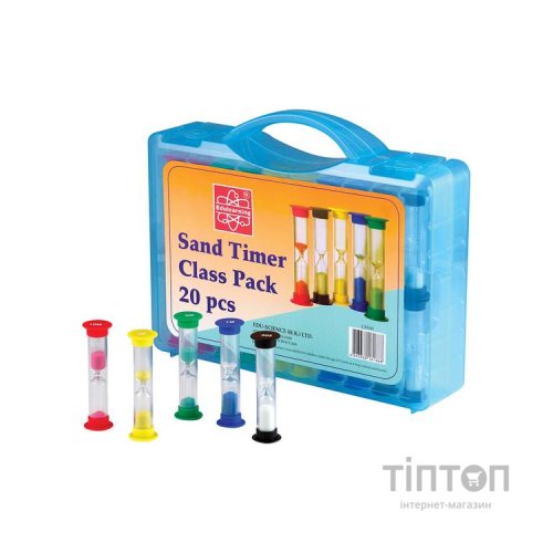 Набір для експериментів EDU-Toys Набір пісочних годинників на клас 20 шт (GM188)