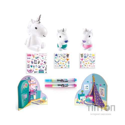 Набір для творчості Canal Toys DIY Style 4 Ever Мої улюбленці - Родина сяючіх єдинорог (OFG287)