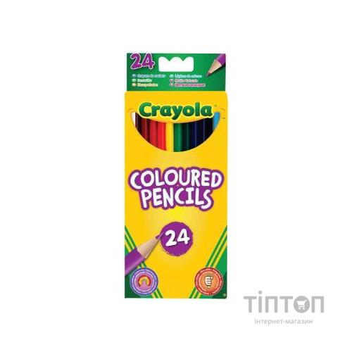 Набір для творчості Crayola 24 кольорових олівця (3624) набір для малювання, дитяча творчість