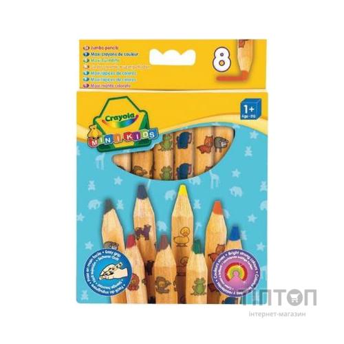 Набір для творчості Crayola 8 кольорових олівців з червоного дерева (3678)