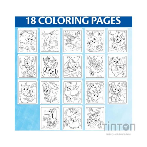 Набір для творчості Crayola Color Wonder Єдинорогі створіння Розмальовка (919069.018)