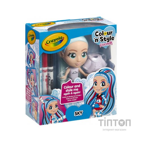 Набір для творчості Crayola Colour n Style Стильні дівчата Скай (918938.005)