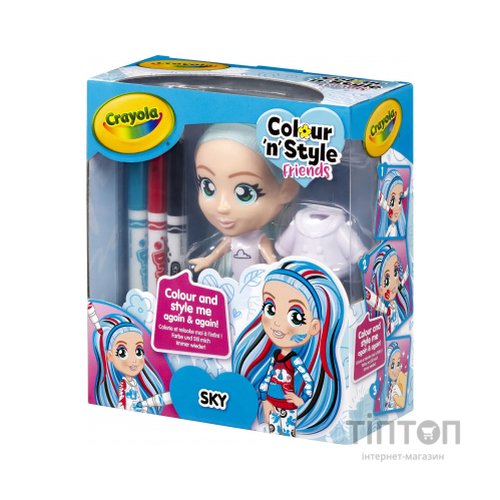 Набір для творчості Crayola Colour n Style Стильні дівчата Скай (918938.005)