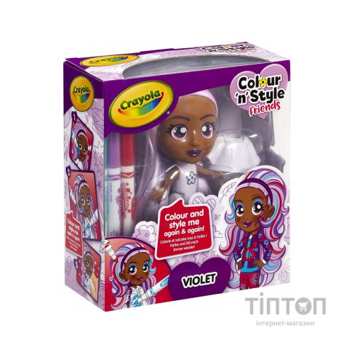 Набір для творчості Crayola Colour n Style Стильні дівчата Віолетта (918939.005)